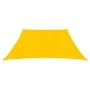 Yellow HDPE sail shade 160 g/m² 3/4x2 m by vidaXL, Umbrellas - Ref: Foro24-311598, Price: 29,32 €, Discount: %