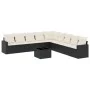 Garden sofa set 10 pieces with black synthetic rattan cushions by , Modular outdoor sofas - Ref: Foro24-3251433, Price: 569,8...