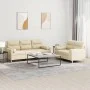 Sofa set with 2 cream fabric cushions by , Sofas - Ref: Foro24-3201618, Price: 502,21 €, Discount: %