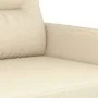 Sofa set with 2 cream fabric cushions by , Sofas - Ref: Foro24-3201618, Price: 502,21 €, Discount: %