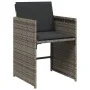 11-piece garden dining set with gray synthetic rattan cushions by , Garden sets - Ref: Foro24-3211148, Price: 547,75 €, Disco...