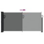 Anthrazitgraues seitliches ausziehbares Markisentuch 100x500 cm von , Sonnenschirme - Ref: Foro24-4004398, Preis: 100,96 €, R...