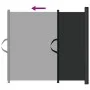 Einziehbare Haustiertür in Schwarz, 117,5x125 cm. von , Tore für Kinder und Haustiere - Ref: Foro24-4004133, Preis: 52,19 €, ...