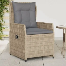 Garten-Liegestühle 2 Stück, Kunststoff-Rattan beige von , Gartenstühle - Ref: Foro24-368655, Preis: 210,14 €, Rabatt: %