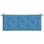 Kissen für Gartenbank, Stoff in meliertem Blau, 120x50x7 cm. von , Kissen für Stühle und Sofas - Ref: Foro24-4002546, Preis: ...
