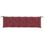 Garden bench cushions 2 units in red wine melange fabric 180x50x7 cm by , Cushions for chairs and sofas - Ref: Foro24-4002628...
