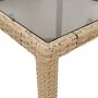 Garden dining set 11 pieces with synthetic rattan cushions and beige glass by , Garden sets - Ref: Foro24-3278596, Price: 839...
