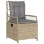 3-piece garden dining set with beige synthetic rattan cushions by , Garden sets - Ref: Foro24-3262916, Price: 319,51 €, Disco...
