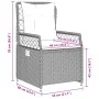 3-piece garden dining set with beige synthetic rattan cushions by , Garden sets - Ref: Foro24-3262916, Price: 319,51 €, Disco...
