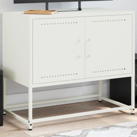 TV-Möbel aus weißem Stahl 68,5x39x60,5 cm von , TV-Möbel - Ref: Foro24-846475, Preis: 57,54 €, Rabatt: %
