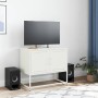 TV-Möbel aus weißem Stahl 68,5x39x60,5 cm von , TV-Möbel - Ref: Foro24-846475, Preis: 57,54 €, Rabatt: %