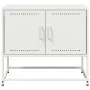 TV-Möbel aus weißem Stahl 68,5x39x60,5 cm von , TV-Möbel - Ref: Foro24-846475, Preis: 56,98 €, Rabatt: %
