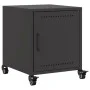 Mesitas de noche 2 uds acero negra 36x39x43,5 cm de , Mesitas de noche - Ref: Foro24-846615, Precio: 71,28 €, Descuento: %