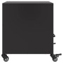 Black steel bedside table 36x39x43.5 cm by , Nightstands - Ref: Foro24-846704, Price: 59,10 €, Discount: %