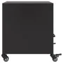 Black steel bedside table 36x39x43.5 cm by , Nightstands - Ref: Foro24-846704, Price: 58,33 €, Discount: %