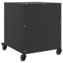 Black steel bedside table 36x39x43.5 cm by , Nightstands - Ref: Foro24-846704, Price: 59,10 €, Discount: %