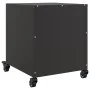 Black steel bedside table 36x39x43.5 cm by , Nightstands - Ref: Foro24-846704, Price: 58,33 €, Discount: %