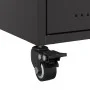 Black steel bedside table 36x39x43.5 cm by , Nightstands - Ref: Foro24-846704, Price: 58,33 €, Discount: %