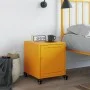 Mesita de noche acero amarillo mostaza 36x39x43,5 cm de , Mesitas de noche - Ref: Foro24-846620, Precio: 49,23 €, Descuento: %