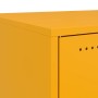 Mesita de noche acero amarillo mostaza 36x39x43,5 cm de , Mesitas de noche - Ref: Foro24-846620, Precio: 50,03 €, Descuento: %