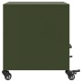 Nachttisch aus olivgrünem Stahl, 36x39x43,5 cm. von , Nachttische - Ref: Foro24-846712, Preis: 62,29 €, Rabatt: %