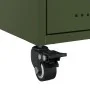 Bedside table in olive green steel, 36x39x43.5 cm by , Nightstands - Ref: Foro24-846712, Price: 61,49 €, Discount: %