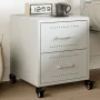 Nachttisch aus weißem Stahl 36x39x43,5 cm von , Nachttische - Ref: Foro24-846636, Preis: 73,74 €, Rabatt: %