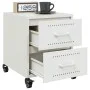 Nachttisch aus weißem Stahl 36x39x43,5 cm von , Nachttische - Ref: Foro24-846636, Preis: 73,74 €, Rabatt: %