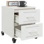 Nachttisch aus weißem Stahl 36x39x43,5 cm von , Nachttische - Ref: Foro24-846636, Preis: 74,72 €, Rabatt: %