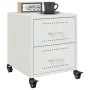 Nachttisch aus weißem Stahl 36x39x43,5 cm von , Nachttische - Ref: Foro24-846636, Preis: 73,74 €, Rabatt: %