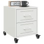 Nachttisch aus weißem Stahl 36x39x43,5 cm von , Nachttische - Ref: Foro24-846636, Preis: 74,72 €, Rabatt: %