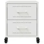 Nachttisch aus weißem Stahl 36x39x43,5 cm von , Nachttische - Ref: Foro24-846636, Preis: 73,74 €, Rabatt: %