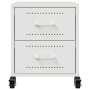 Nachttisch aus weißem Stahl 36x39x43,5 cm von , Nachttische - Ref: Foro24-846636, Preis: 74,72 €, Rabatt: %