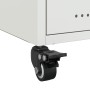 Nachttisch aus weißem Stahl 36x39x43,5 cm von , Nachttische - Ref: Foro24-846636, Preis: 74,72 €, Rabatt: %