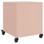 Mesita de noche acero rosa 36x39x43,5 cm de , Mesitas de noche - Ref: Foro24-846706, Precio: 45,60 €, Descuento: %