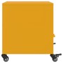 Yellow mustard steel bedside table 36x39x43.5 cm by , Nightstands - Ref: Foro24-846710, Price: 62,51 €, Discount: %