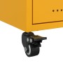 Yellow mustard steel bedside table 36x39x43.5 cm by , Nightstands - Ref: Foro24-846710, Price: 62,51 €, Discount: %
