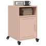 Bedside tables 2 units pink steel 36x39x59 cm by , Nightstands - Ref: Foro24-846719, Price: 82,67 €, Discount: %