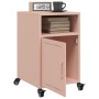 Nachttische, 2 Stück, rosa Stahl, 36x39x59 cm. von , Nachttische - Ref: Foro24-846719, Preis: 83,47 €, Rabatt: %