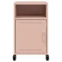 Bedside tables 2 units pink steel 36x39x59 cm by , Nightstands - Ref: Foro24-846719, Price: 82,67 €, Discount: %