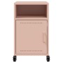 Nachttische, 2 Stück, rosa Stahl, 36x39x59 cm. von , Nachttische - Ref: Foro24-846719, Preis: 83,47 €, Rabatt: %