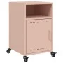 Bedside tables 2 units pink steel 36x39x59 cm by , Nightstands - Ref: Foro24-846719, Price: 82,67 €, Discount: %