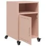 Bedside tables 2 units pink steel 36x39x59 cm by , Nightstands - Ref: Foro24-846719, Price: 82,67 €, Discount: %