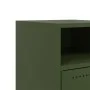 Mesitas de noche 2 unidades acero verde oliva 36x39x59 cm de , Mesitas de noche - Ref: Foro24-846725, Precio: 82,67 €, Descue...