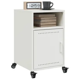 Nachttische 2 Einheiten weißer Stahl 36x39x59 cm von , Nachttische - Ref: Foro24-846727, Preis: 99,35 €, Rabatt: %