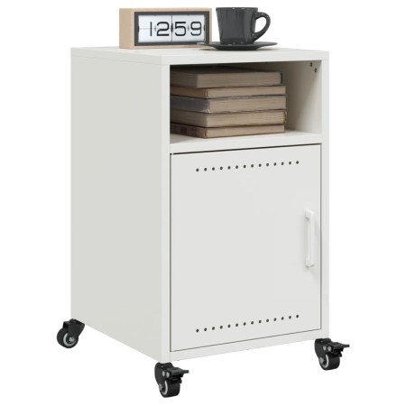 Nachttische 2 Einheiten weißer Stahl 36x39x59 cm von , Nachttische - Ref: Foro24-846727, Preis: 100,45 €, Rabatt: %