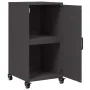 Kaltgewalzter schwarzer Stahlschrank 36x39x72 cm von , Sideboards - Ref: Foro24-846674, Preis: 72,81 €, Rabatt: %