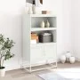 Aparador de acero blanco 68,5x38,5x123,5 cm de , Aparadores - Ref: Foro24-846505, Precio: 90,85 €, Descuento: %