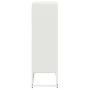 Aparador de acero blanco 68,5x38,5x123,5 cm de , Aparadores - Ref: Foro24-846505, Precio: 90,85 €, Descuento: %