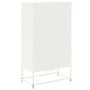 Aparador de acero blanco 68,5x38,5x123,5 cm de , Aparadores - Ref: Foro24-846505, Precio: 90,85 €, Descuento: %